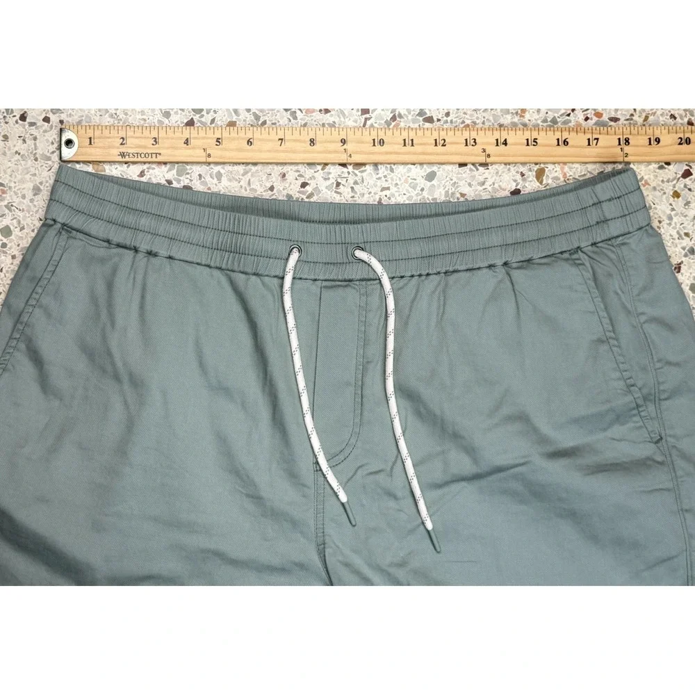 Faherty Men's‎ Green Drawstring Waist Slash Pocket Shorts Size XXL